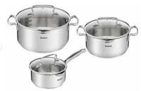 Набір посуду Tefal DUETTO+, 6предметів, нержавіюча сталь, скло