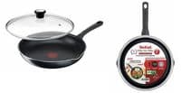 Сковорода з кришкою Tefal Day by Day, 24см, з кришкою, алюміній, бакеліт, скло, чорний