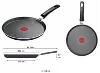 Сковорода для блинов Tefal So' Light, 25см, алюминий, бакелит, черный