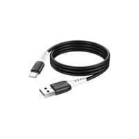 Кабель HOCO X82 USB to Type-C 3A, 1m, silicone, silicone connectors, Black