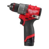 Шуруповерт-дрель аккумуляторная Milwaukee M12 FDD2-0 12В 45Нм 450·1550об·хв 1.1кг без АКБ та ЗУ