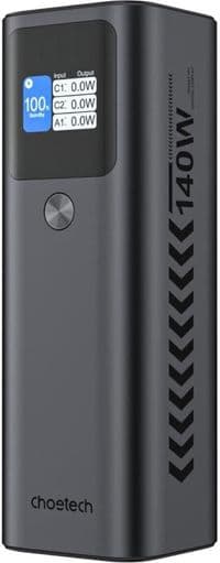 УМБ Choetech 27000mAh PD140W внешний аккумулятор 27000mAh PD140W внешний аккумулятор
