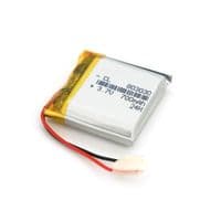 Литий-полимерный аккумулятор 8*30*30mm (Li-ion 3.7В 700мА/час)