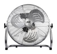 Вентилятор підлоговий 2E професійний, 30см, 60Вт, кнопки, двигун мідь 100%, срібний