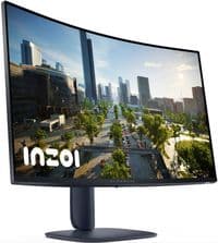 Монітор DELL 31.5" AW3225DM 2xHDMI, DP, USB, VA, 2560x1440, 180Hz, 1ms, DCI-P3 959%, CURVED,  FreeSync, HDR 400