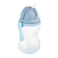Поильник-непроливайка Canpol babies со сложной силиконовой трубочкой, синяя 370 мл (56/113_blu2)