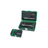 Набір інструментів Toptul і головок із тріскачкою 1/4" 41шт. (12-гр.) (GADW4502)