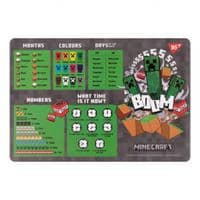 Підкладка настільна Yes А3 Minecraft Creepers з підказками англ (492248)