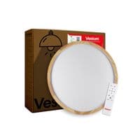 Світильник Vestum WOOD матовий 60W 375*60мм 3000К-6500К з ДК акація (VS-91047)