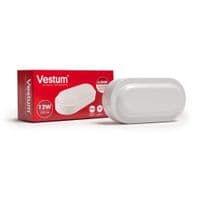 Світильник Vestum ЖКХ LED 12W овал 4500K 220V (1-VS-7202)