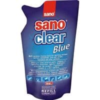 Засіб для миття скла Sano Clear Blue Запасний блок 750 мл (7290012117275)