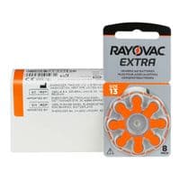 Батарейка Rayovac Extra 13 (13AUX-8XEMF) BL 8 шт (для слуховых аппаратов)