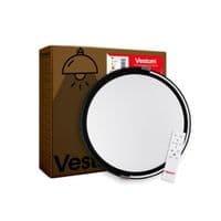 Світильник Vestum COLISEUM матовий 60W 395*60мм 3000К-6500К з ДК білий з чорним (VS-91067)