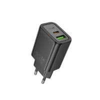 Сетевое зарядное устройство HOCO N63 Gentle PD30W+QC3.0 charger (EU) Black