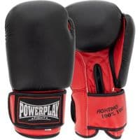 Боксерські рукавички PowerPlay 3004 Classic Чорно-Червоні 10 унцій (PP_3004_10oz_Bl/Red)