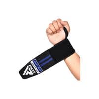 Бинт для спорту RDX Gym Wrist Wrap R11 Black/Blue (WAH-WR11BU)