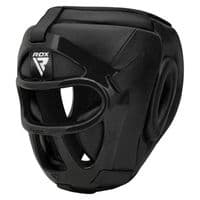Боксерський шолом RDX T1 Grill Full Black S (HGR-T1FB-S)