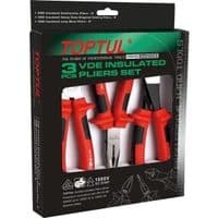 Набір інструментів Toptul діелектричних 3шт. VDE 1000V (GAAE0308)