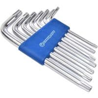 Ключ Стандарт TORX Г-подібний з отвором 7шт. (TKS0701)
