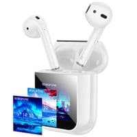 Беспроводные наушники BOROFONE BW86 Brocade true wireless BT headset with touch screen White