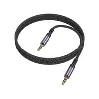 Аудіокабель BOROFONE BL24 Graceful audio cable AUX Metal Grey