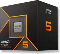 Процесор AMD Desktop Ryzen 5 6/12T 9600 (5,2 ГГц, 38 МБ, 65 Вт, AM5) в коробці з охолоджувачем Wraith Stealth і відеокартою Radeon