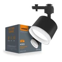 Світильник Videx під лампу GX53 трековий (VL-SPF17C-BP)