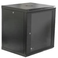 Шафа 19" 12U, 600x500x640мм (Ш*Г*В), економ, акрилове скло, чорна